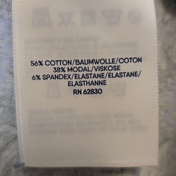 Lands End Modal Floral Dress Front Twist Size Small Tradwife Modest Knee Length - Picture 8 of 11